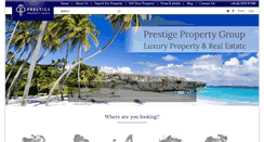 Desktop Screenshot of prestigeproperty.co.uk